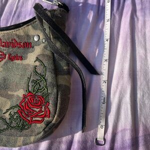 Harley Davidson Camo Print Mini Crossbody Bag